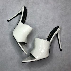 I Want To Know Heeled Sandals - White Fashion Nova